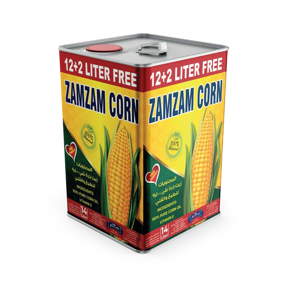 Zamzam Corn Oil - Large Sizes (12 / 14 L)